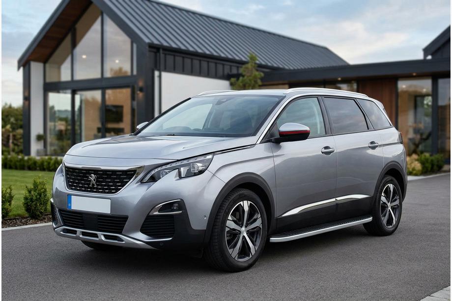 Peugeot 5008 2016-2023 Side Steps Tayga Grey (2 pcs, Aluminum) Image