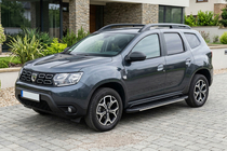 Renault Duster 2018-2024 Side Steps Bosphore Grey (2 pcs, Aluminum) photo 1
