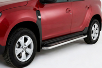 Renault Duster 2018-2024 Side Steps Maydos V2 (2 pcs, Aluminum) photo 1