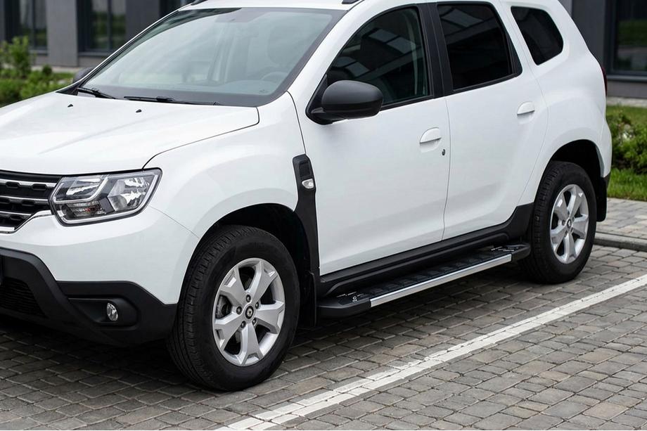 Dacia Duster 2018-2024 Side Steps RedLine V1 (2 pcs, Aluminum) Image