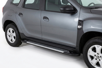 Dacia Duster 2018-2024 Side Steps Line (2 pcs, Aluminum) photo 1