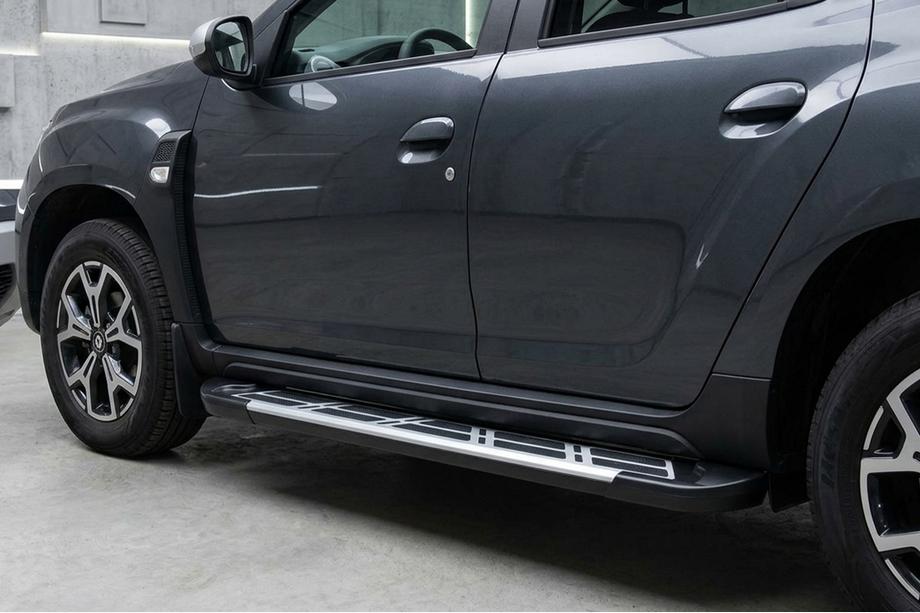 Dacia Duster 2018-2024 Side Steps Sunrise (2 pcs, Aluminum) Image