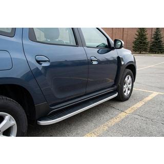 Side Steps Tayga Grey V1 (2 pcs, Aluminum) Dacia Duster 2018-2024 photo 1