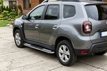 Dacia Duster 2018-2024 Side Steps Tayga Grey V2 (2 pcs, Aluminum) photo 1