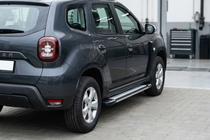 Dacia Duster 2018-2024 Side Steps Rainbow (2 pcs, Aluminum) photo 1