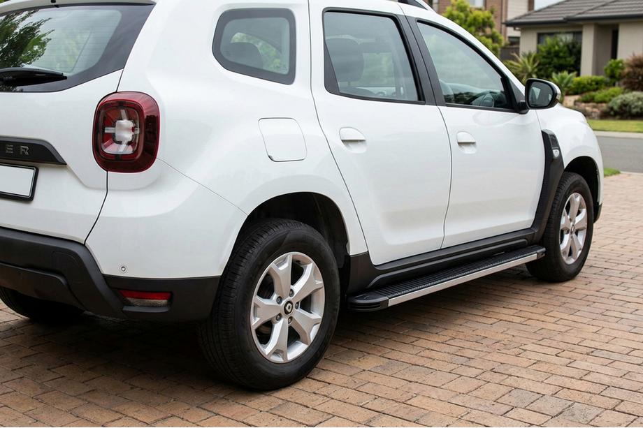 Dacia Duster 2018-2024 Side Steps Maya V1 (2 pcs, Aluminum) Image