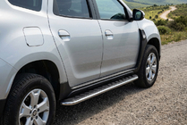 Dacia Duster 2018-2024 Side Steps Maydos V1 (2 pcs, Aluminum) photo 1