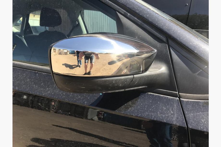 Volkswagen Polo 2010-2017 Mirror Covers Sedan (2 pcs, Stainless Steel) Image