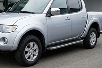 Fiat Fullback 2016- Side Steps BlackLine (2 pcs, Aluminum) photo 1