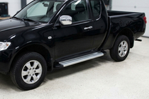 Fiat Fullback 2016- Side Steps Maya V2 (2 pcs, Aluminum) photo 1
