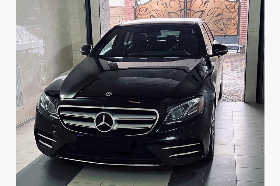 Mercedes E-class W213 2016-2023 Side stainless steel trims for front bumper 2016-2019 Image