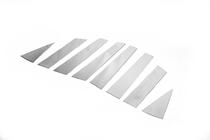 Nissan X-trail T32/Rogue 2014-2021 Chrome Pillar Covers (Stainless Steel) photo 5