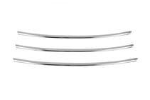 Renault Fluence 2009-2016 Bumper Grille Trim Covers (2009-2013, Stainless Steel) photo 2