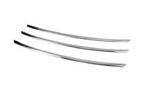 Renault Fluence 2009-2016 Bumper Grille Trim Covers (2009-2013, Stainless Steel) photo 3