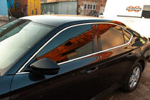 Skoda Superb 2015-2024 Full Window Trim Stainless Steel photo 3