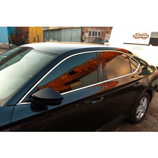 Full Window Trim Stainless Steel Skoda Superb 2015-2024 photo 3