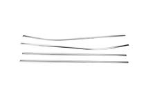 Toyota Corolla 2013-2019 Lower Door Trim Chrome Covers (4 pcs, Stainless Steel) photo 3