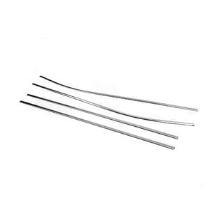 Lower Door Trim Chrome Covers (4 pcs, Stainless Steel) Toyota Corolla 2013-2019 photo 2