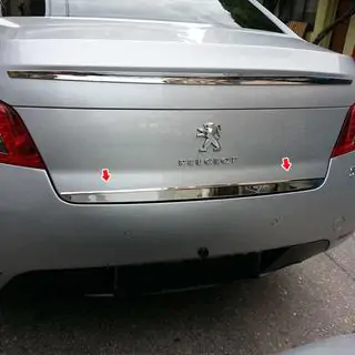 Trunk trim stainless steel photo 2