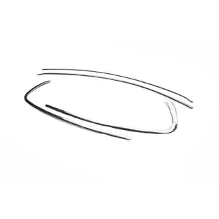 Upper Window Trim Stainless Steel (Sedan) photo 3