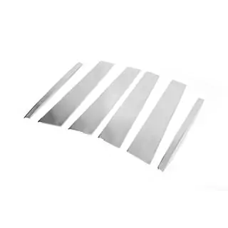 Stainless Steel Door Pillar Trim (6 pcs) Mercedes GLE/ML class W166 2011-2018 photo 4
