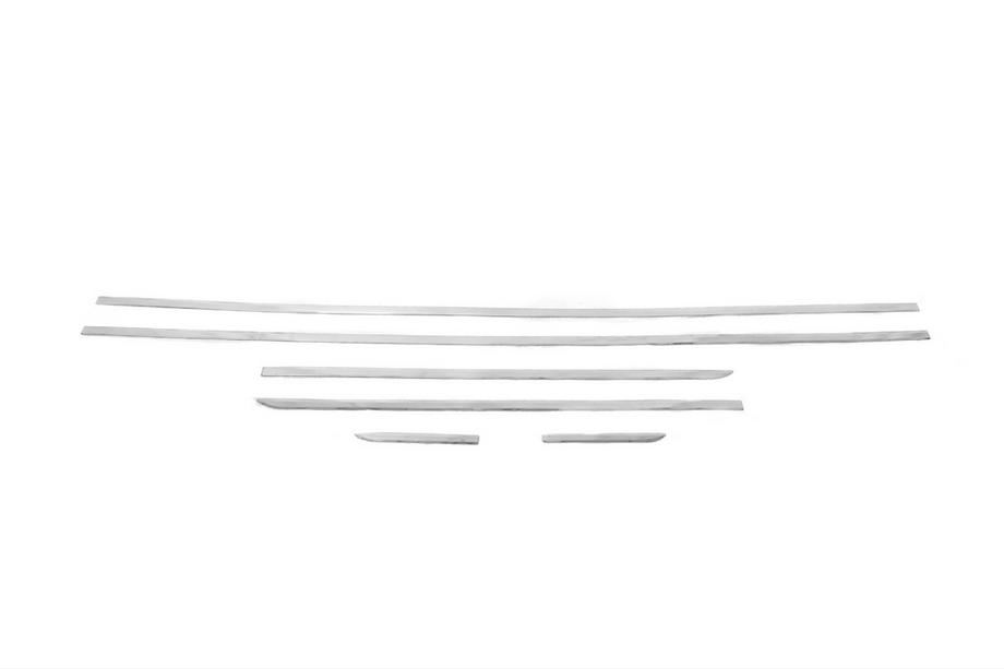Mercedes C-class W204 2007-2015 Stainless Steel Door Moulding Covers (6 pcs) Photo 3