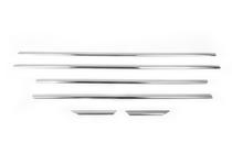 Mercedes C-class W204 2007-2015 Chrome Window Trim Covers (6 pcs, Stainless Steel) photo 3