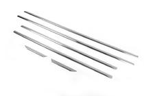 Mercedes C-class W204 2007-2015 Chrome Window Trim Covers (6 pcs, Stainless Steel) photo 4
