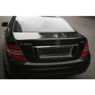 Chrome trim above license plate (stainless steel) Mercedes C-class W204 2007-2015 photo 1