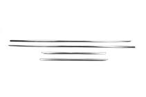 Mercedes E-class W213 2016-2023 Chrome Door Molding Trim Type-1 (4 pcs, Stainless Steel) photo 2