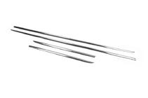 Mercedes E-class W213 2016-2023 Chrome Door Molding Trim Type-1 (4 pcs, Stainless Steel) photo 3