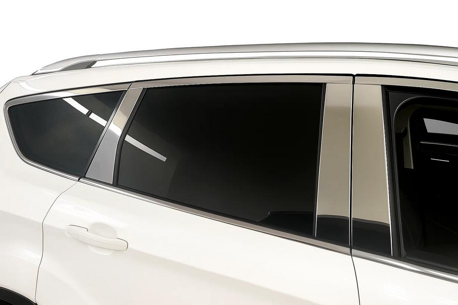 Ford Kuga 2008-2013 Stainless Steel Door Pillar Trim Image