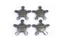 Audi Wheel Center Caps Star (4 pcs, ABS) photo 2