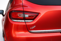 Renault Clio IV 2012-2019 Tail Light Covers (2 pcs, Black Chrome) photo 3