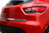 Renault Clio IV 2012-2019 Tail Light Covers (2 pcs, Black Chrome) photo 4