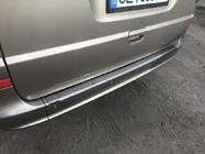 Mercedes Viano 2004-2014 Rear Bumper Protector Black Chrome OmsaLine (Stainless Steel) photo 8
