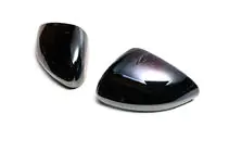 Fiat Tipo 2016- Mirror Covers Black Chrome (2 pcs, plastic) photo 3