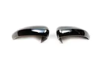 Fiat Tipo 2016- Mirror Covers Black Chrome (2 pcs, plastic) photo 4