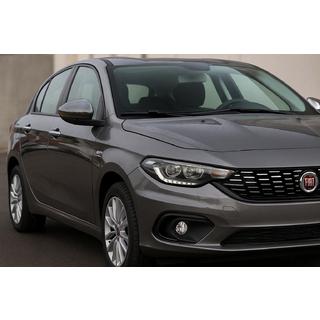 Mirror Covers Black Chrome (2 pcs, plastic) Fiat Tipo 2016- photo 1