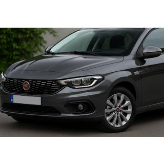 Mirror Covers Black Chrome (2 pcs, plastic) Fiat Tipo 2016- photo 2