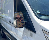 Ford Transit 2014- Mirror Covers Black Chrome (2 pcs, plastic) photo 1