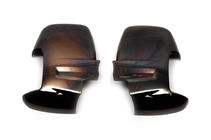 Ford Transit 2014- Mirror Covers Black Chrome (2 pcs, plastic) photo 3