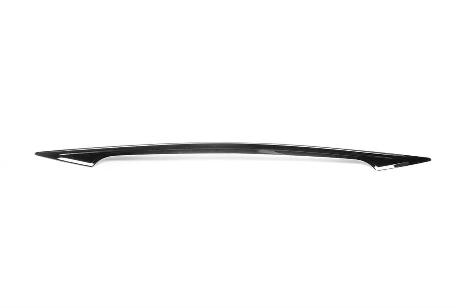 Nissan Qashqai 2014-2021 License Plate Trim Black Chrome (Stainless Steel) Image