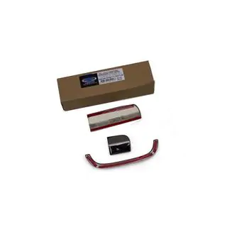 Rear Door Handle Cover Black Chrome (Stainless Steel) photo 2