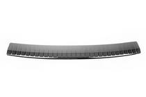 Volkswagen Passat B7 2012-2015 Rear bumper protector OmsaLine Black Gloss (SW, stainless steel) photo 2
