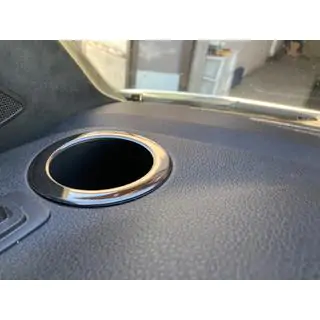 Cup Holder Trim (2 pcs, Black Chrome) photo 1