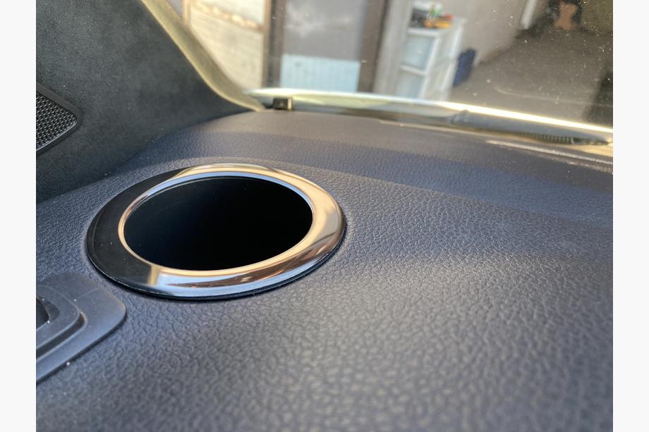 Volkswagen T6 2015-2024 Cup Holder Trim (2 pcs, Black Chrome) Image
