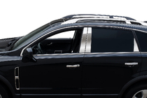 Opel Antara 2006-2017 Chrome Window Trim Set Stainless Steel photo 2