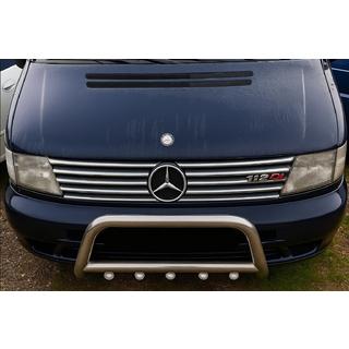 Chrome Grille Covers (V-class, Stainless Steel) Mercedes Vito W638 1996-2003 photo 3