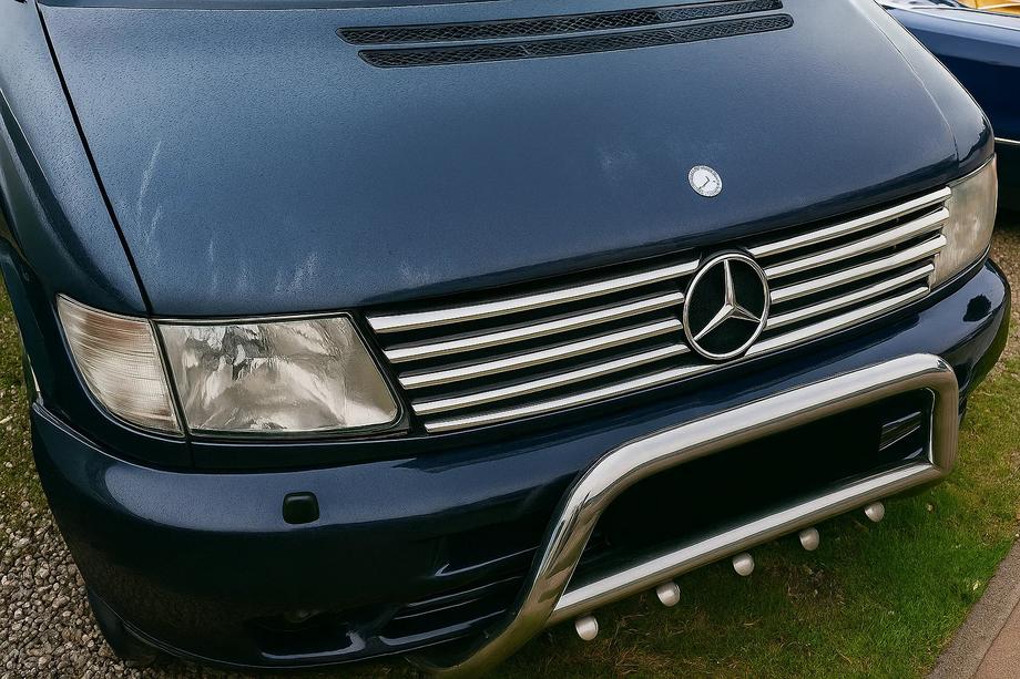 Mercedes Vito W638 1996-2003 Chrome Grille Covers (V-class, Stainless Steel) Image